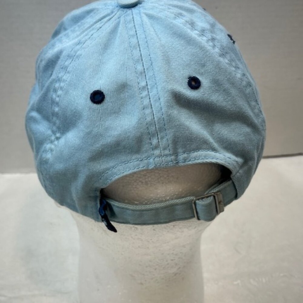 Adidas Washed Blue Cotton Adjustable Strapback Ca… - image 5